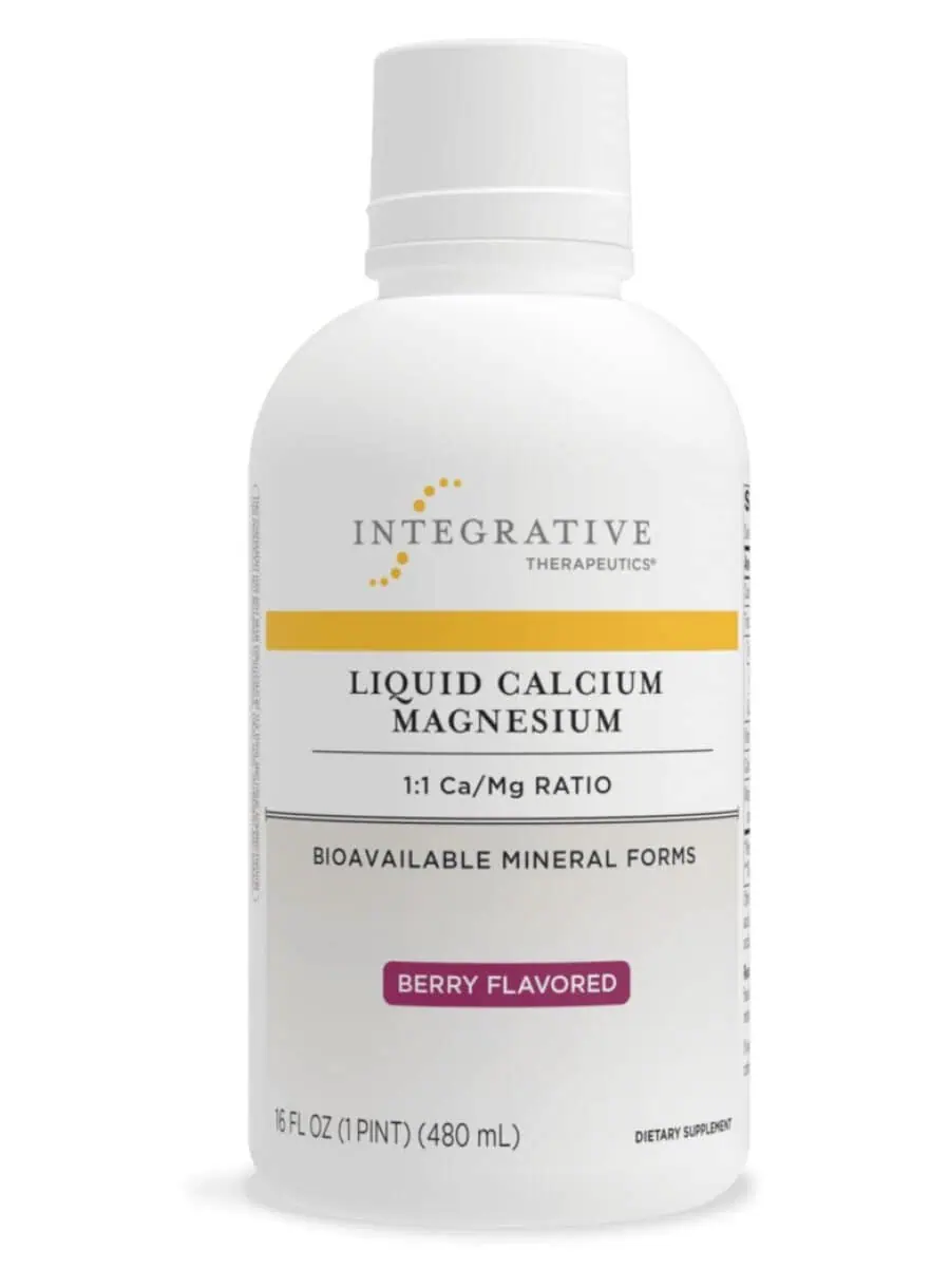 Integrative Therapeutics, Inc. Liquid Calcium Magnesium Berry 1:1 -- calcium supplement, magnesium supplement.