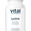 Vital Nutrients Lysine 500mg -- immune support, tissue health.