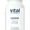 Vital Nutrients Lysine 500mg -- immune support, tissue health.