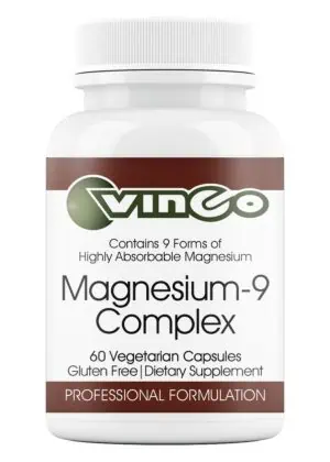Vinco Magnesium-9 Complex -- magnesium supplement, full-body wellness.