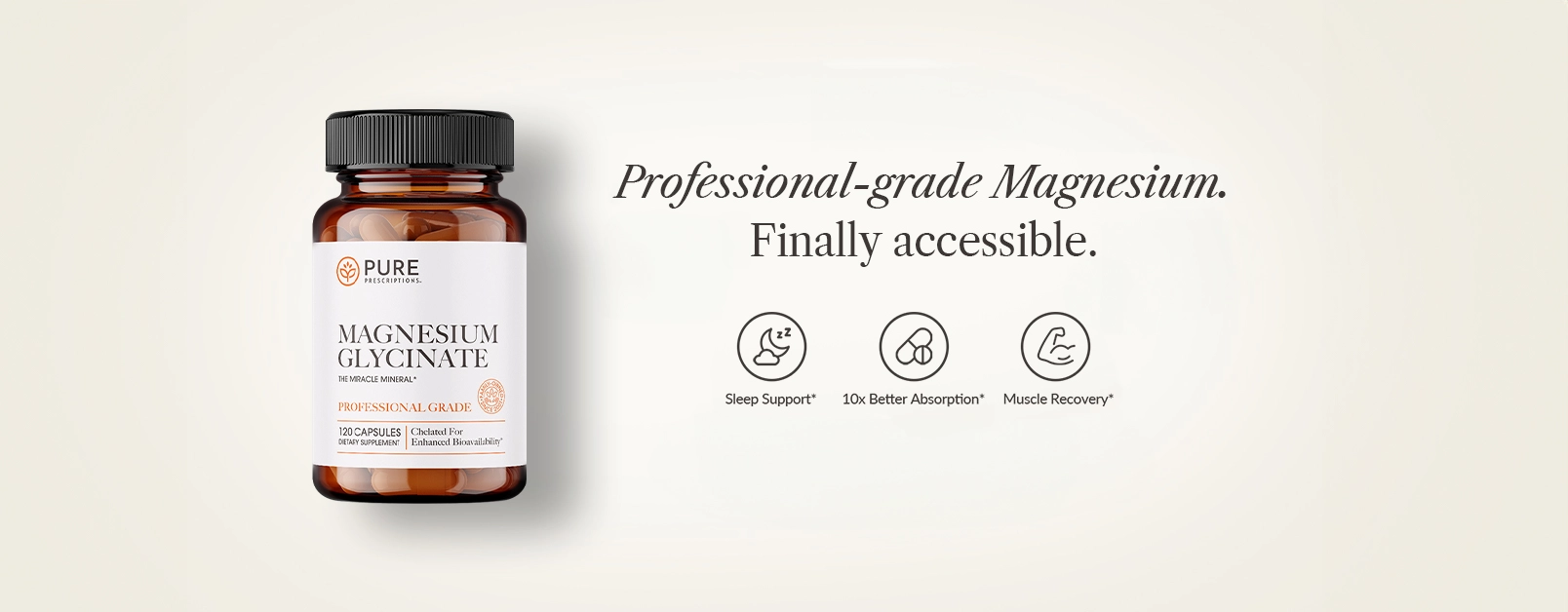 Professional Grade Magnesium. Finally accessible.