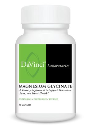 DaVinci Labs Magnesium Glycinate -- magnesium supplement, relaxation support.