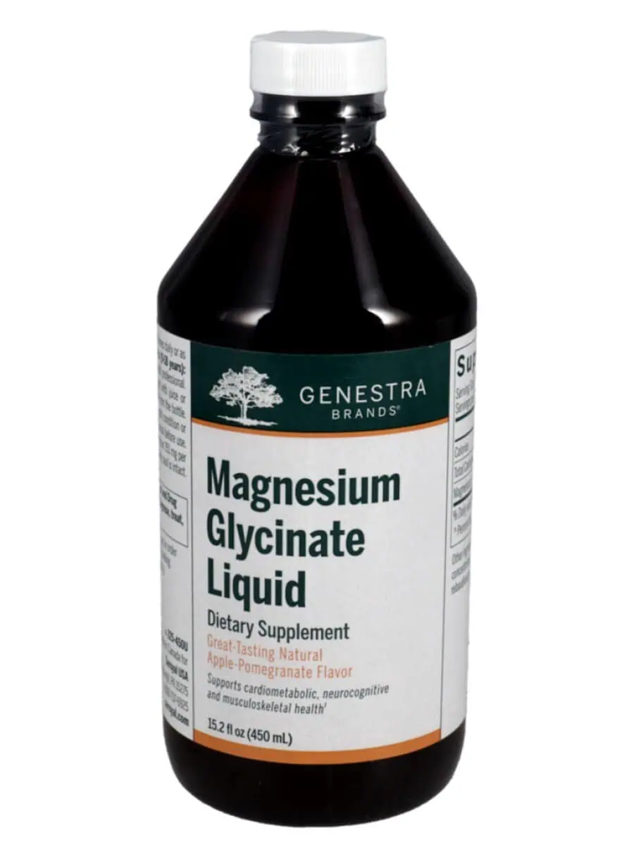 Genestra Magnesium Glycinate Liquid -- magnesium supplement, liquid magnesium.