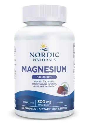 Nordic Naturals Pro Magnesium Gummies -- magnesium gummies, dietary supplement.