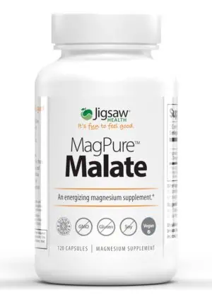 Jigsaw Health MagPure Malate -- magnesium supplement, vegan safe.