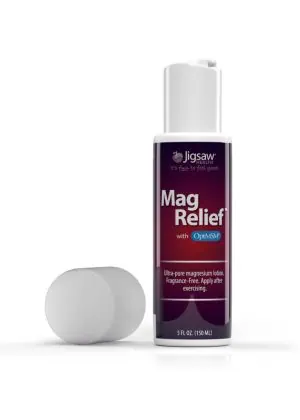 Jigsaw MagRelief Lotion -- magnesium lotion, muscle relief