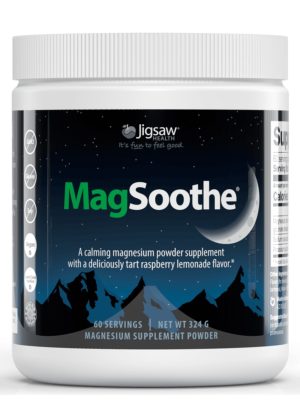 Jigsaw MagSoothe Tart Raspberry Lemonade -- magnesium supplement, calming powder.