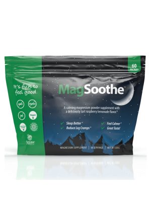 Jigsaw MagSoothe Tart Raspberry Lemonade Packet -- magnesium supplement, calming powder.