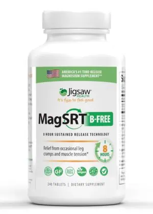 Jigsaw Health MagSRT(R) B-Free -- magnesium supplement, time-release formula.