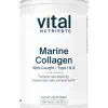 Vital Nutrients Marine Collagen Wild-Caught Type I & III -- marine collagen, collagen peptides.