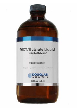 Douglas Laboratories MCT/Butyrate Liquid with SunButyrate(TM) -- cognitive support, ketone production.