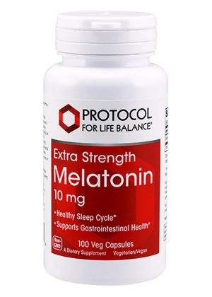 Protocol For Life Melatonin 10mg Extra Strength -- sleep support, melatonin supplement.