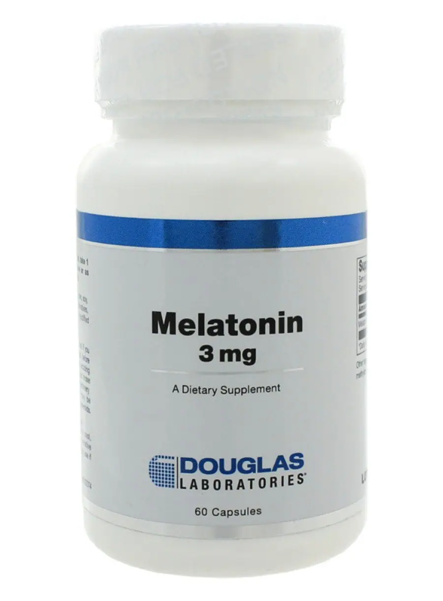 Douglas Laboratories Melatonin 3mg -- melatonin supplement, sleep aid.