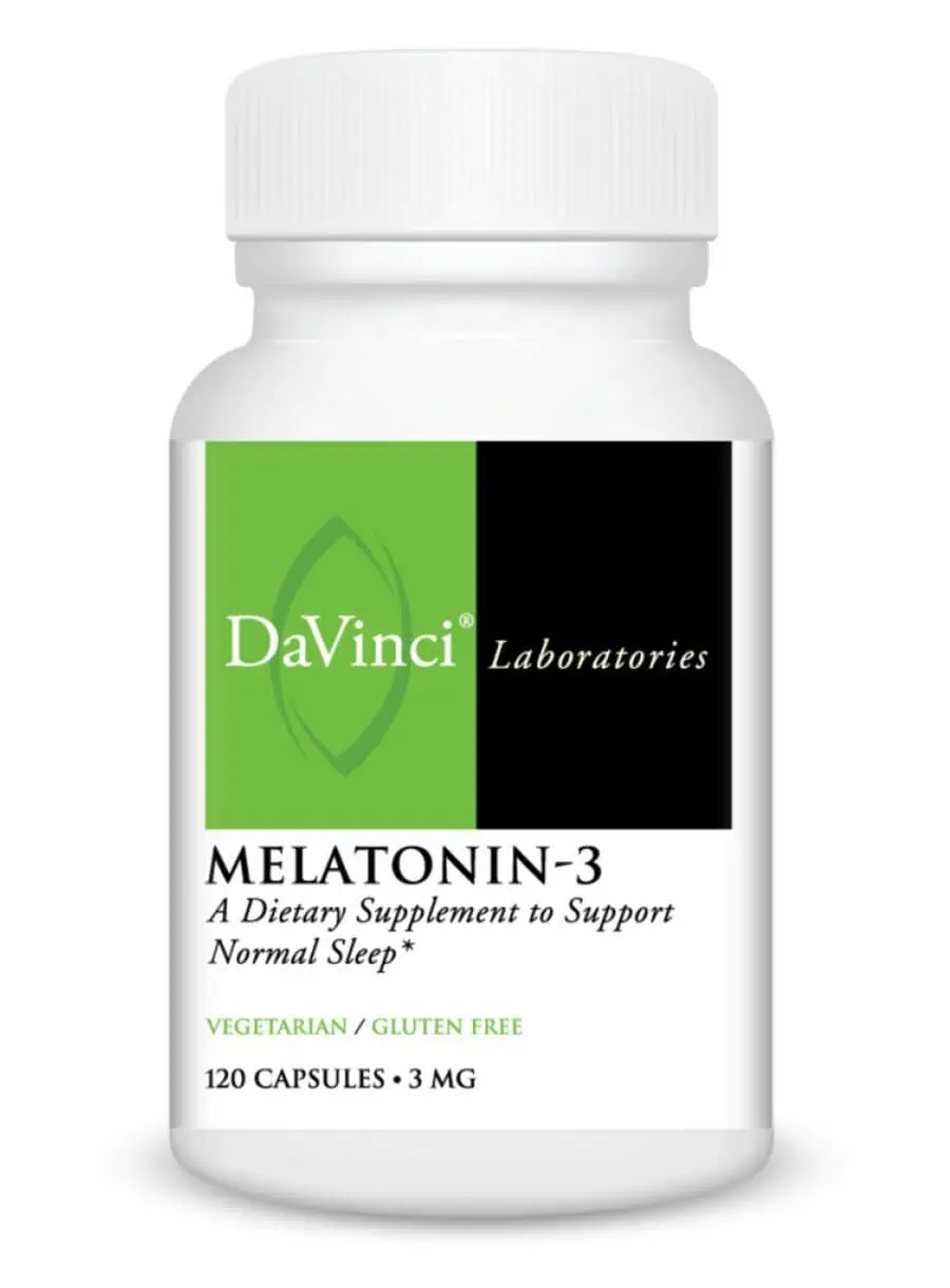 DaVinci Labs Melatonin 3mg -- sleep support, natural sleep aid.