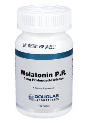 Douglas Laboratories Melatonin P.R. 3mg -- melatonin, sleep support.