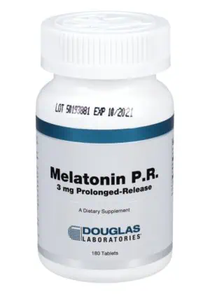 Douglas Laboratories Melatonin P.R. 3mg -- melatonin, sleep support.
