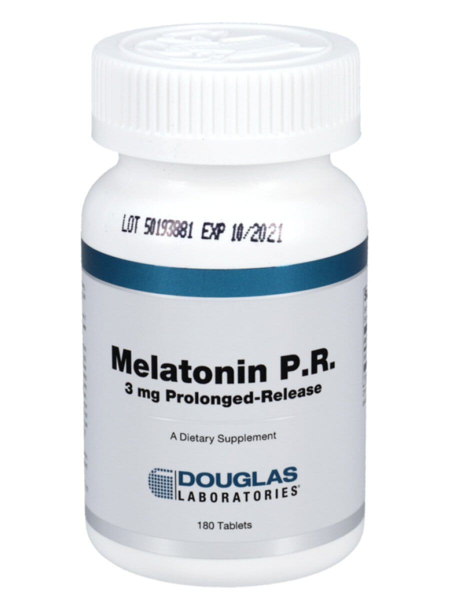 Douglas Laboratories Melatonin P.R. 3mg -- melatonin, sleep support.