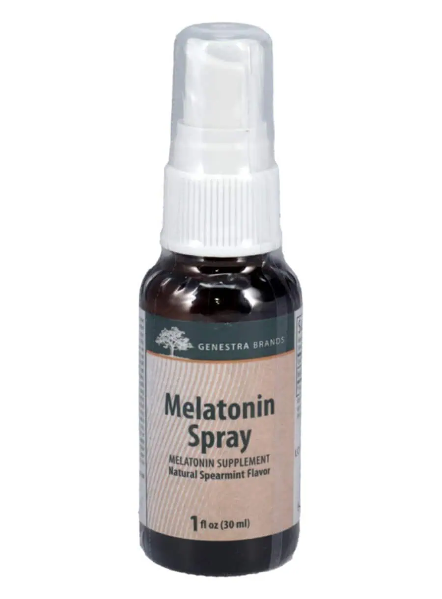 Seroyal/Genestra Melatonin Spray -- melatonin, sleep support.