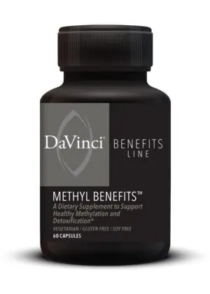 DaVinci Labs Methyl Benefits -- methylation support, energy production.