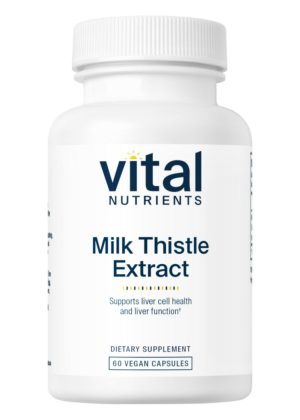 Vital Nutrients Milk Thistle Extract 250mg -- liver support, detoxification.