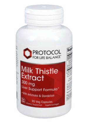 Protocol For Life Milk Thistle Extract 300mg -- liver support, herbal supplement.