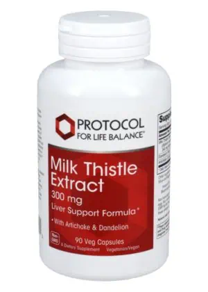 Protocol For Life Milk Thistle Extract 300mg -- liver support, herbal supplement.
