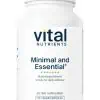 Vital Nutrients Minimal and Essential -- multivitamin, vegan formulation.