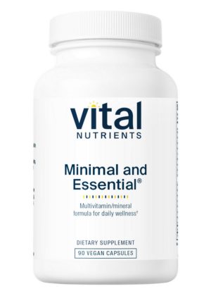 Vital Nutrients Minimal and Essential -- multivitamin, vegan formulation.