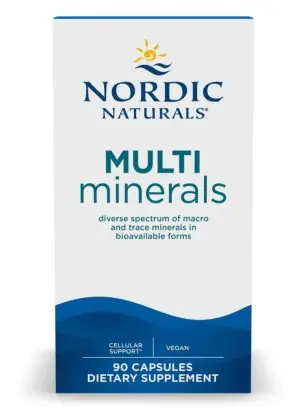 Nordic Naturals Pro Multi Minerals -- minerals supplement, chelated minerals.