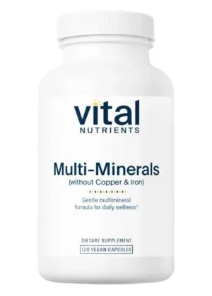 Vital Nutrients Multi-Minerals Citrate/Malate Formula -- mineral supplement, trace elements.