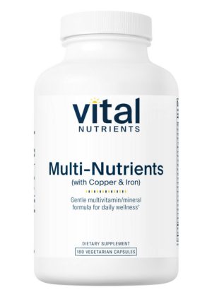 Vital Nutrients Multi-Nutrients 4 Citrate/Malate Formula -- multi-nutrients, vitamins and minerals.