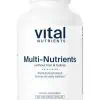 Vital Nutrients Multi-Nutrients (No Iron or Iodine) -- multivitamin, vegetarian formula