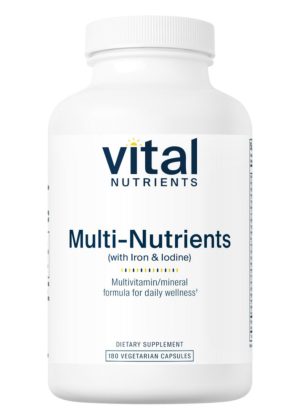 Vital Nutrients Multi-Nutrients w/Iron and Iodine -- multi-nutrients, vitamins and minerals