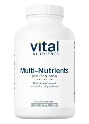 Vital Nutrients Multi-Nutrients w/Iron and Iodine -- multi-nutrients, vitamins and minerals
