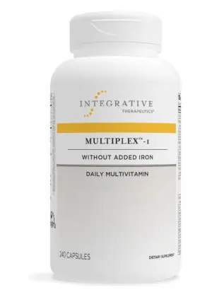 Integrative Therapeutics, Inc. Multiplex 1 w/o Iron -- multivitamin, hypoallergenic.