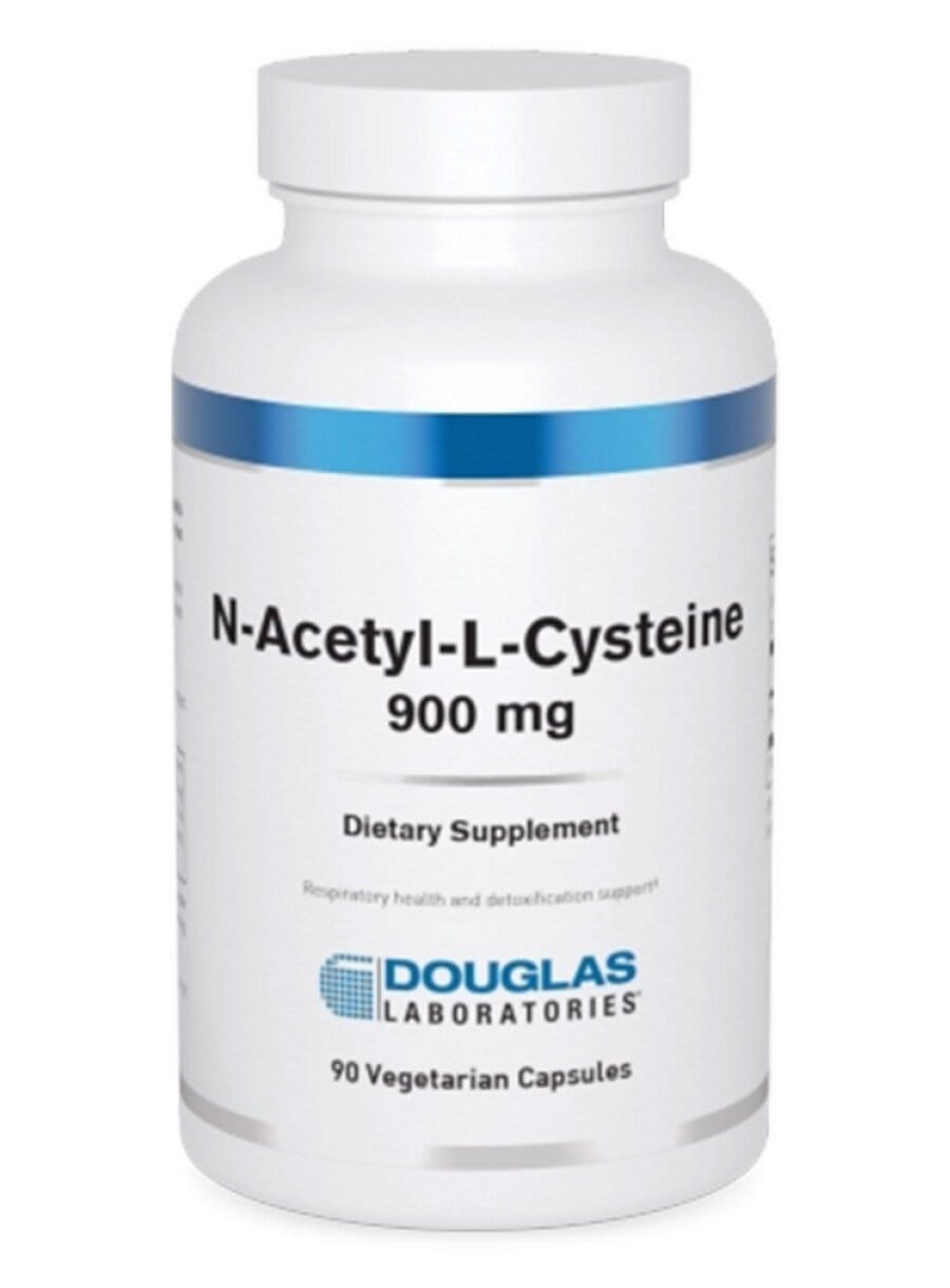 Douglas Laboratories N-Acetyl-L-Cysteine 900 mg -- antioxidant support, respiratory health.