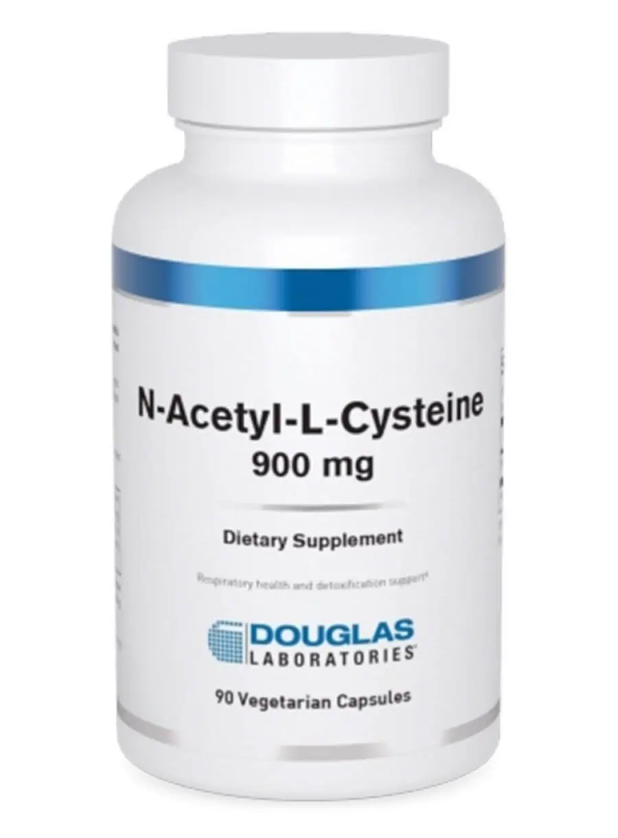 Douglas Laboratories N-Acetyl-L-Cysteine 900 mg -- antioxidant support, respiratory health.