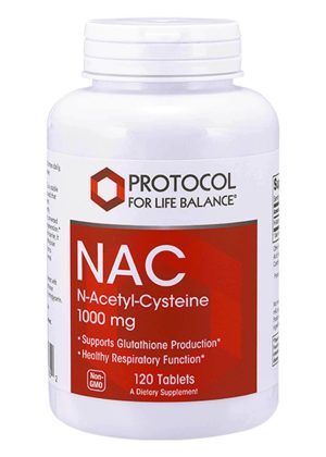 Protocol For Life NAC 1000mg -- N-Acetyl-Cysteine, Glutathione Support