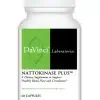 DaVinci Labs Nattokinase Plus -- blood flow support, circulation health.