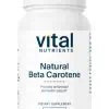 Vital Nutrients Natural Beta Carotene -- antioxidant, visual support.