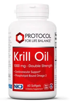 Protocol For Life Neptune Krill Oil 1000mg -- krill oil, omega-3 fatty acids.