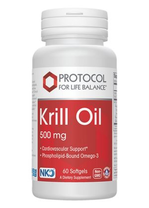 Protocol For Life Neptune Krill Oil 500mg -- omega-3 supplement, joint support.