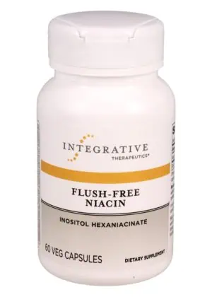 Integrative Therapeutics, Inc. Niacin (Flush Free) -- niacin supplement, flush-free formula.