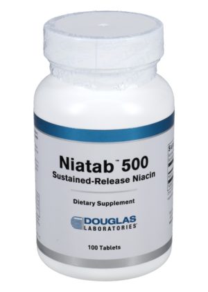 Douglas Laboratories Niatab 500 -- niacin supplement, sustained release.