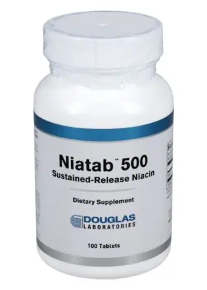 Douglas Laboratories Niatab 500 -- niacin supplement, sustained release.