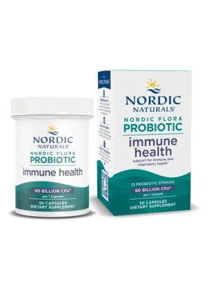 Nordic Naturals Pro Nordic Flora Probiotic Immune Health -- probiotic immune support, gut health.