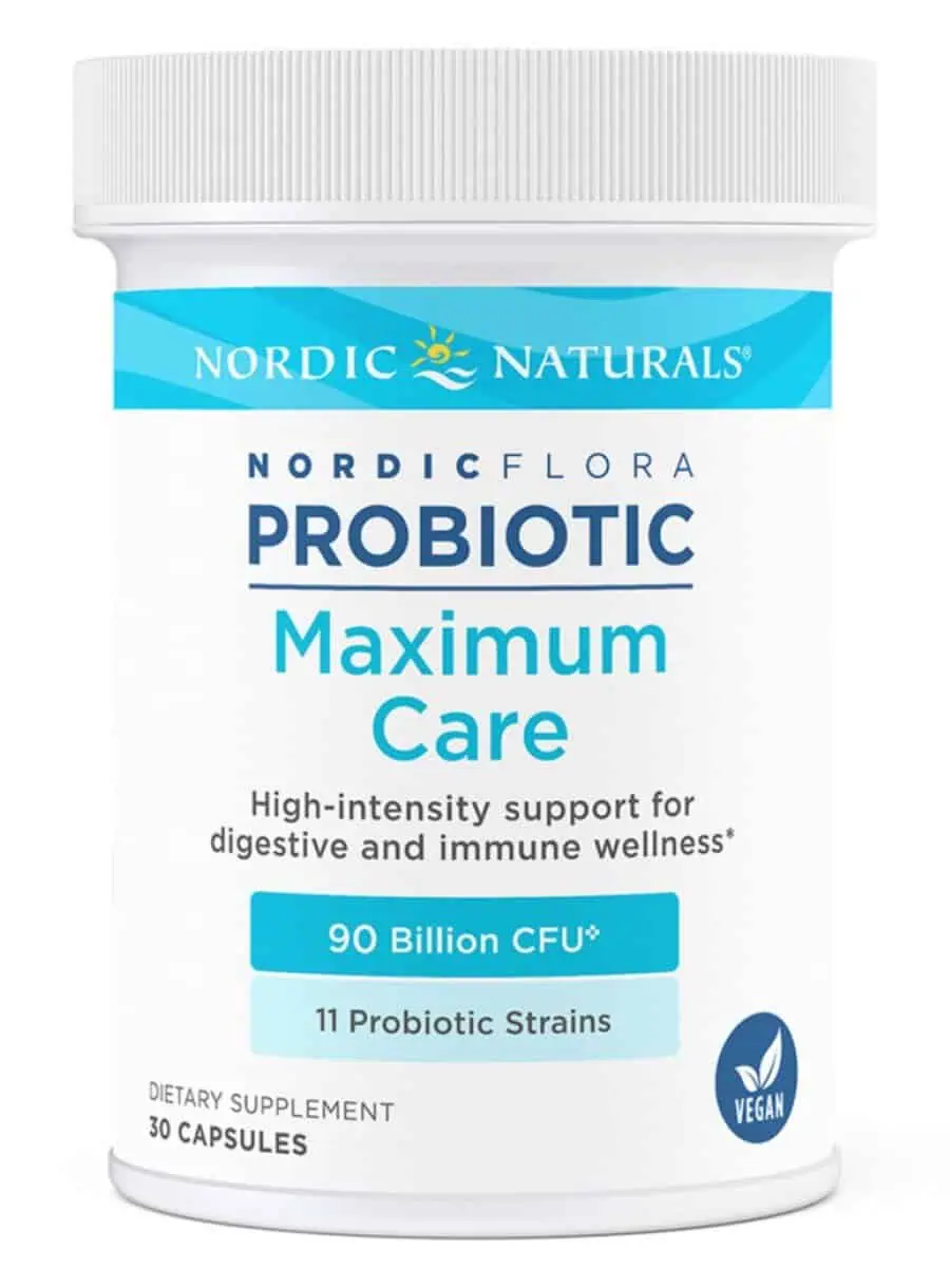 Nordic Naturals Pro Nordic(R) Flora Probiotic Maximum Care -- probiotic support, digestive health.