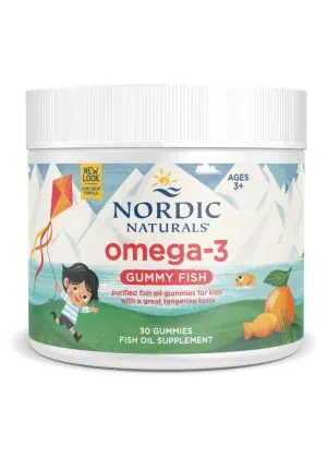 Nordic(R) Omega-3 Gummy Fish -- omega-3 gummies, kids nutrition.