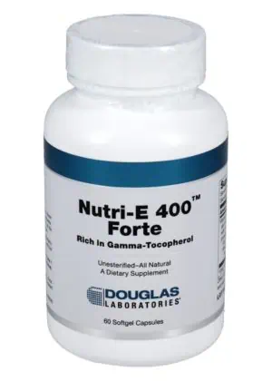 Douglas Laboratories Nutri-E 400 Forte -- vitamin E supplement, mixed tocopherols.