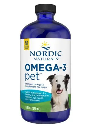 Nordic Naturals Omega-3 Pet (Large to Very Large dogs) -- omega-3 supplement, pet health.